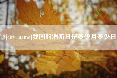 梨树县我国的消防日是多少月多少日