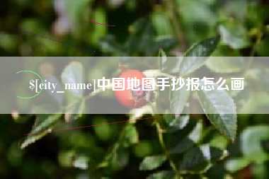 梨树县中国地图手抄报怎么画