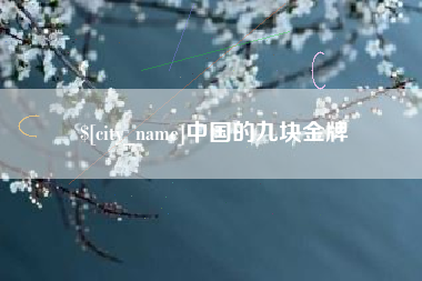 梨树县中国的九块金牌