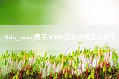 梨树县男子5000米竞走成绩怎么样了