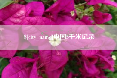 梨树县中国5千米记录
