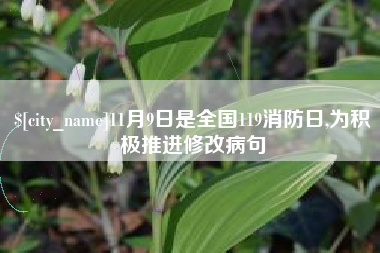 梨树县11月9日是全国119消防日,为积极推进修改病句