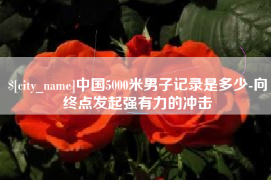 梨树县中国5000米男子记录是多少-向终点发起强有力的冲击