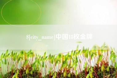 梨树县中国18枚金牌