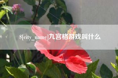 梨树县九宫格游戏叫什么