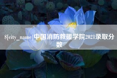 梨树县中国消防救援学院2021录取分数