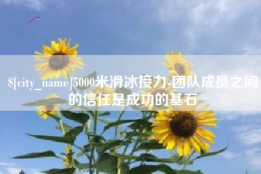 梨树县5000米滑冰接力-团队成员之间的信任是成功的基石