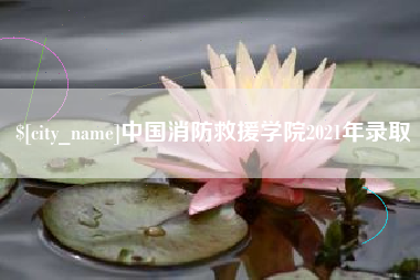 梨树县中国消防救援学院2021年录取