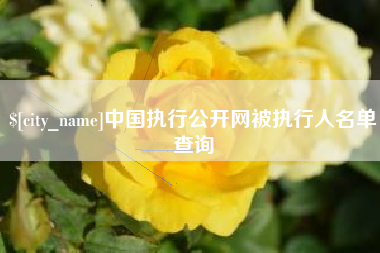 梨树县中国执行公开网被执行人名单查询