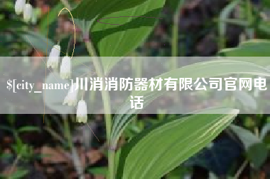 梨树县川消消防器材有限公司官网电话