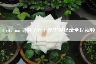 梨树县男子五千米世界纪录全程视频