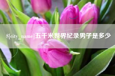 梨树县五千米世界纪录男子是多少