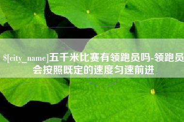 梨树县五千米比赛有领跑员吗-领跑员会按照既定的速度匀速前进