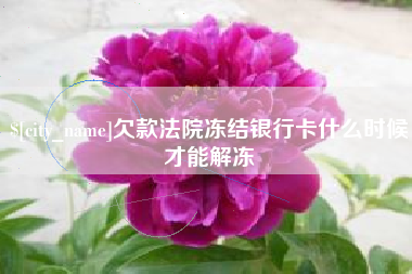 梨树县欠款法院冻结银行卡什么时候才能解冻