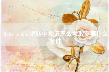 梨树县消防中控证怎么考取需要什么条件