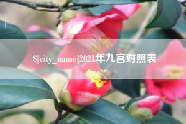 梨树县2021年九宫对照表