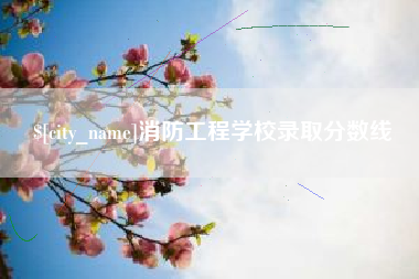 梨树县消防工程学校录取分数线