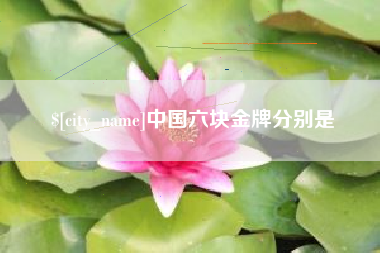 梨树县中国六块金牌分别是